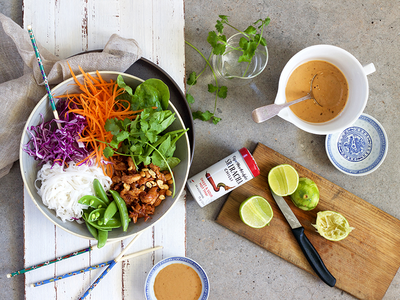 SPICY SATAY CHICKEN BOWL